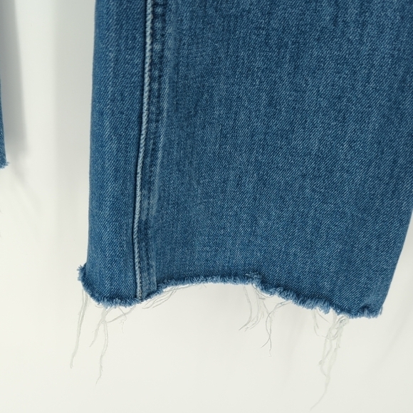 Paige Colette Crop Flare Leg Denim Jeans Blue 25 hipster y2k casual basic - Picture 5 of 10